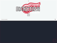 Tablet Screenshot of hockeytowncafe.com